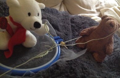 Erstes Tüll Sticken - 1